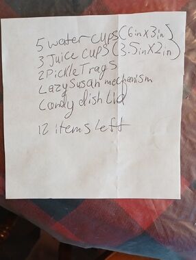 Vintage Kitchen Collection List